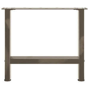 Couchtischbeine Naturstahl 50cm, 2er Set