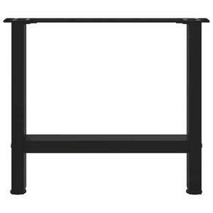 Schwarze Couchtischbeine, 60cm, 2er Set