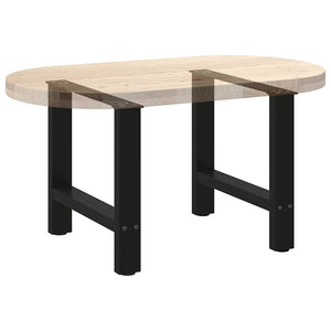 Schwarze Couchtischbeine, 60cm, 2er Set