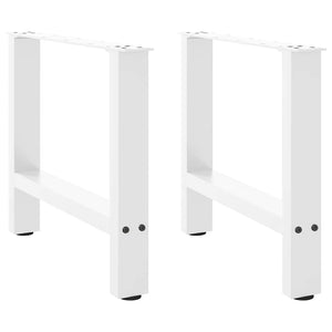 Weiße Couchtischbeine, 60 cm, 2er-Set