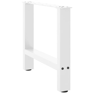 Weiße Couchtischbeine, 60 cm, 2er-Set