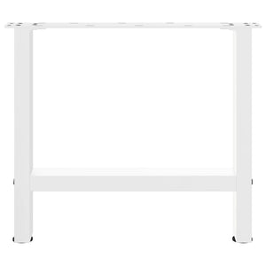 Weiße Couchtischbeine, 60 cm, 2er-Set
