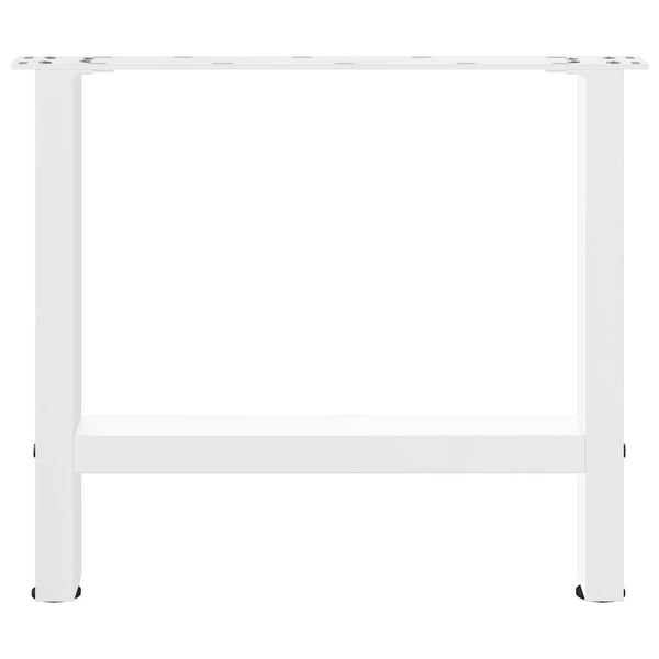 Weiße Couchtischbeine, 60 cm, 2er-Set