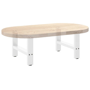 Weiße Couchtischbeine, 60 cm, 2er-Set