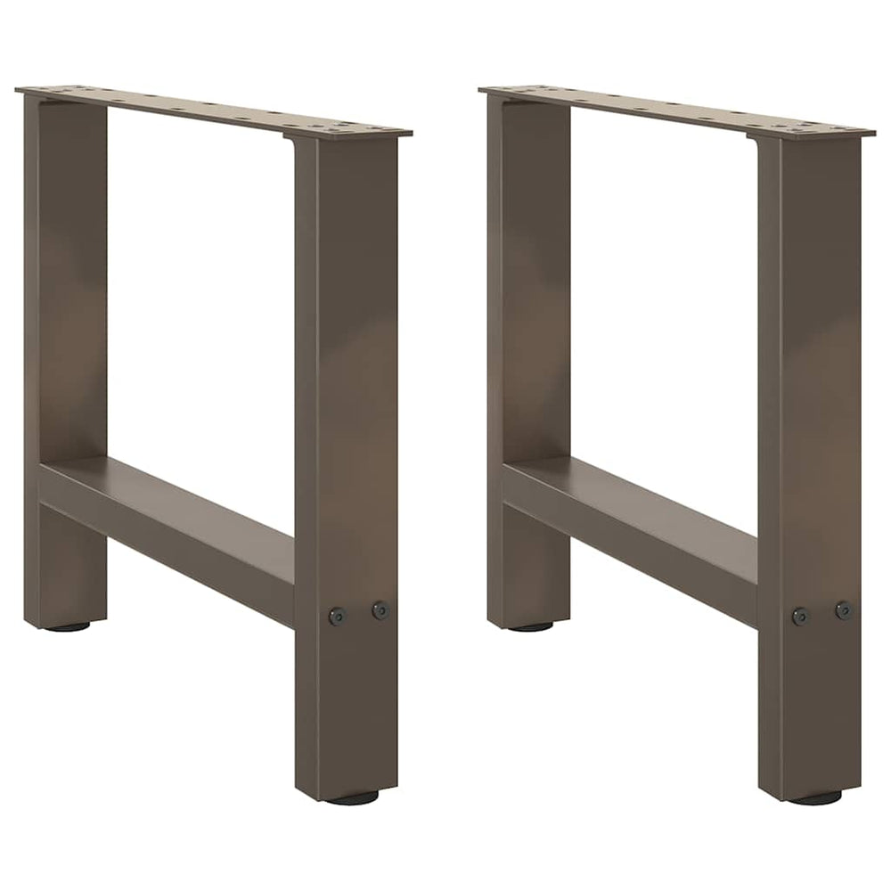 Couchtischbeine aus Stahl, 60 cm, 2er-Set