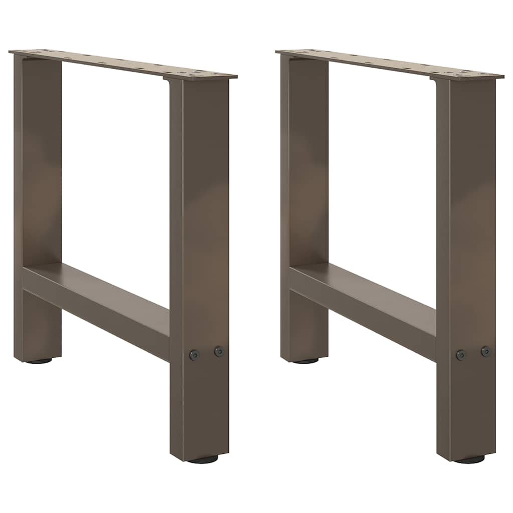 Couchtischbeine aus Stahl, 60 cm, 2er-Set