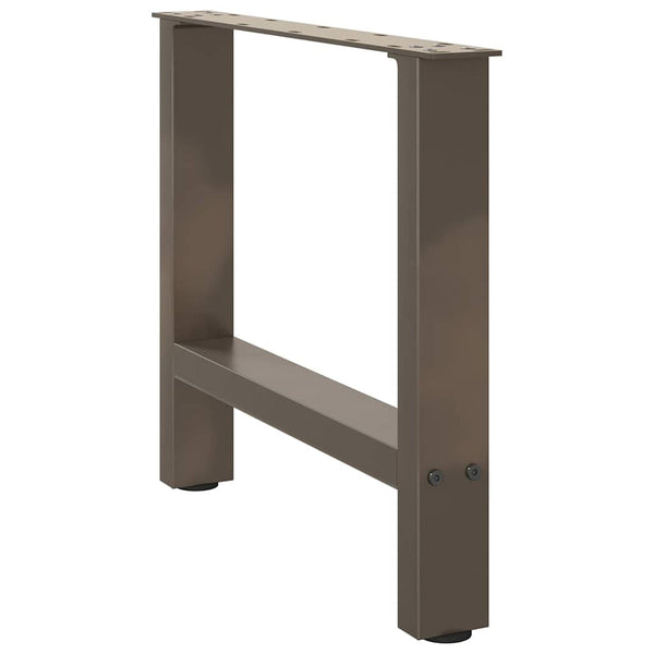 Couchtischbeine aus Stahl, 60 cm, 2er-Set