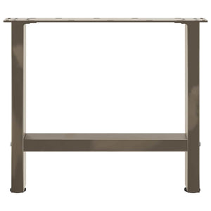 Couchtischbeine aus Stahl, 60 cm, 2er-Set