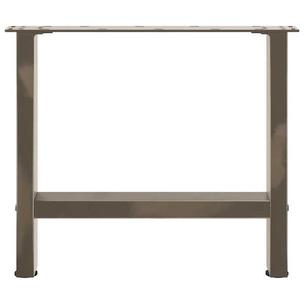 Couchtischbeine aus Stahl, 60 cm, 2er-Set
