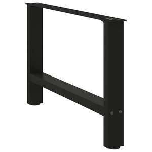 Schwarze Couchtischbeine 70 cm, 2er-Set
