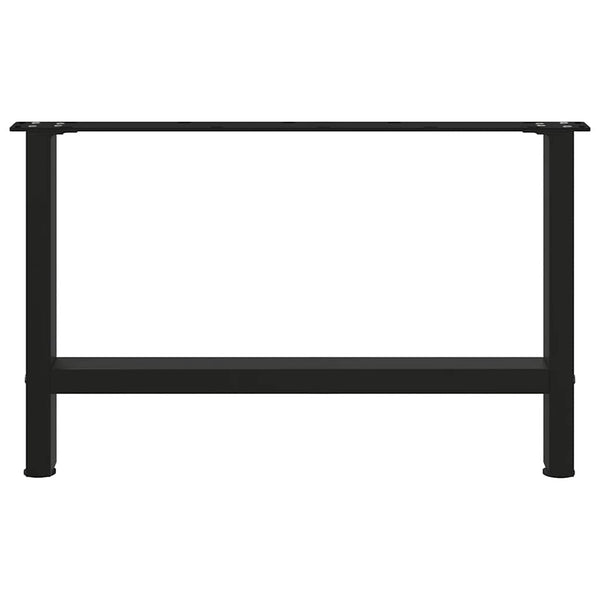 Schwarze Couchtischbeine 70 cm, 2er-Set