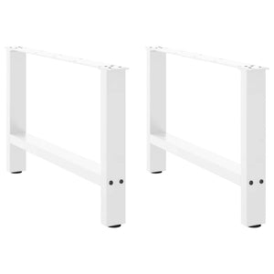 Weiße Couchtischbeine, 70cm, 2er-Set