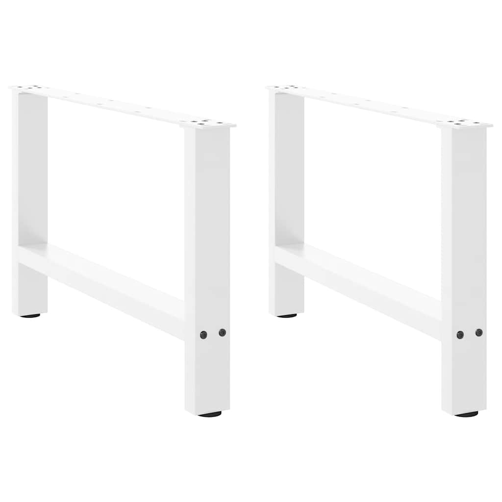 Weiße Couchtischbeine, 70cm, 2er-Set