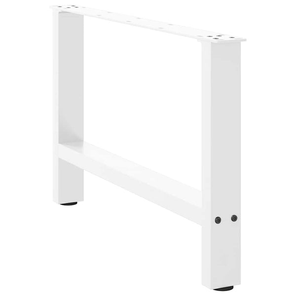 Weiße Couchtischbeine, 70cm, 2er-Set