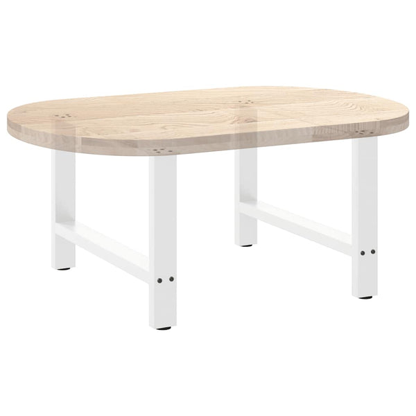 Weiße Couchtischbeine, 70cm, 2er-Set