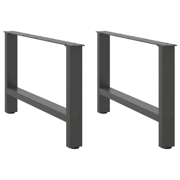 Couchtischbeine Anthrazit 70 cm, 2er Set