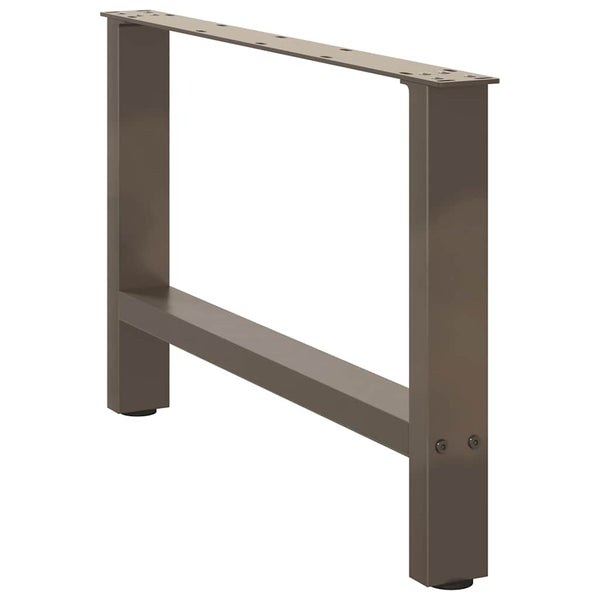 Couchtischbeine aus Stahl, 70 cm, 2er-Set