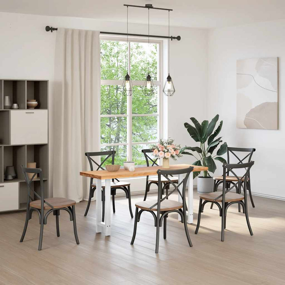Weiße Konsolentischbeine, 2er Set