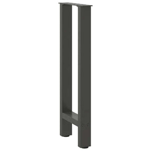 Konsolentischbeine Anthrazit 2er-Set Stahl