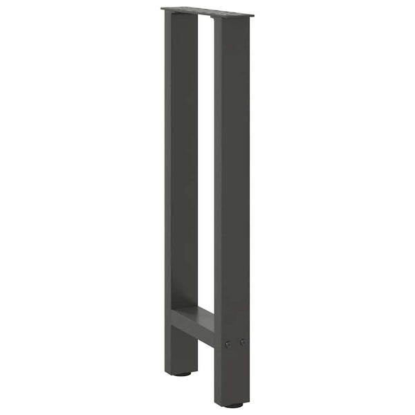 Konsolentischbeine Anthrazit 2er-Set Stahl