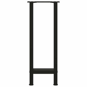 Konsolentischbeine Schwarz Stahl 38x72-73cm, 2er-Set