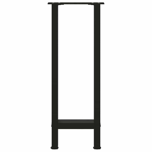 Konsolentischbeine Schwarz Stahl 38x72-73cm, 2er-Set