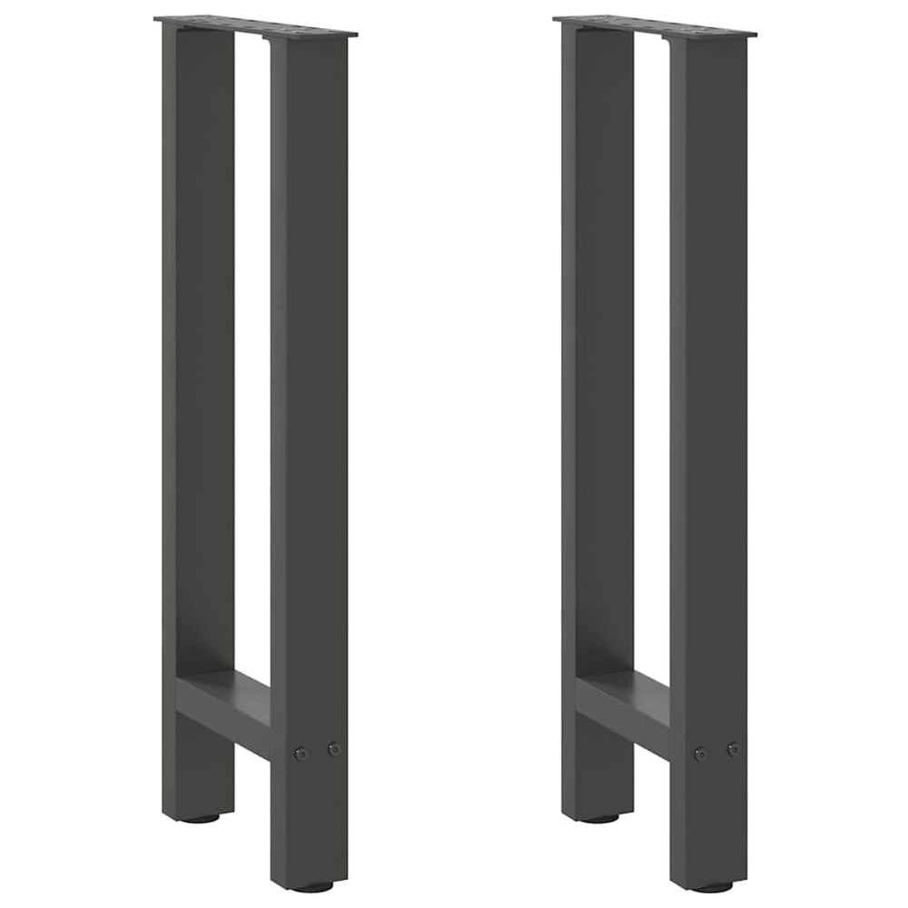 Anthrazit Konsolentischbeine 38x72 cm, 2er-Set