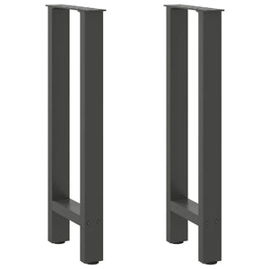 Anthrazit Konsolentischbeine 38x72 cm, 2er-Set