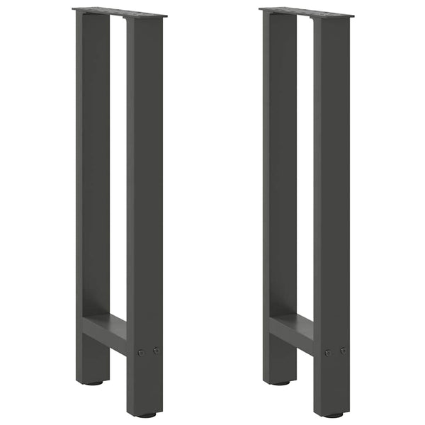 Anthrazit Konsolentischbeine 38x72 cm, 2er-Set