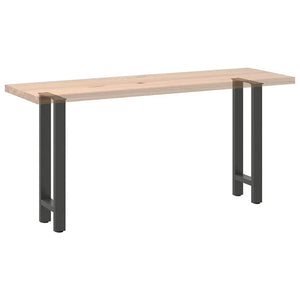 Anthrazit Konsolentischbeine 38x72 cm, 2er-Set