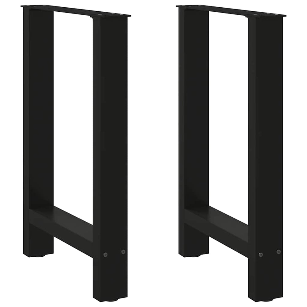 Esstischbeine Schwarz 50x72-73 cm, 2er Set