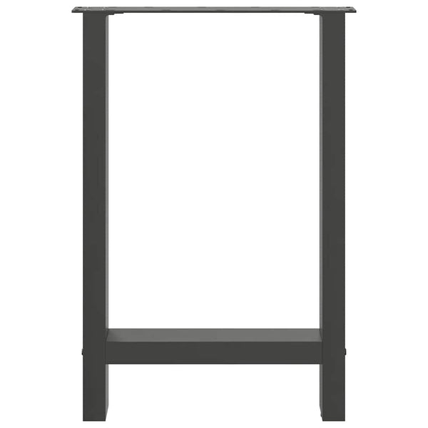 Esstischbeine Anthrazit 50x72 cm, 2er Set