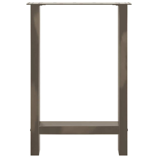 Esstischbeine aus Stahl, 50x72 cm, 2er-Set