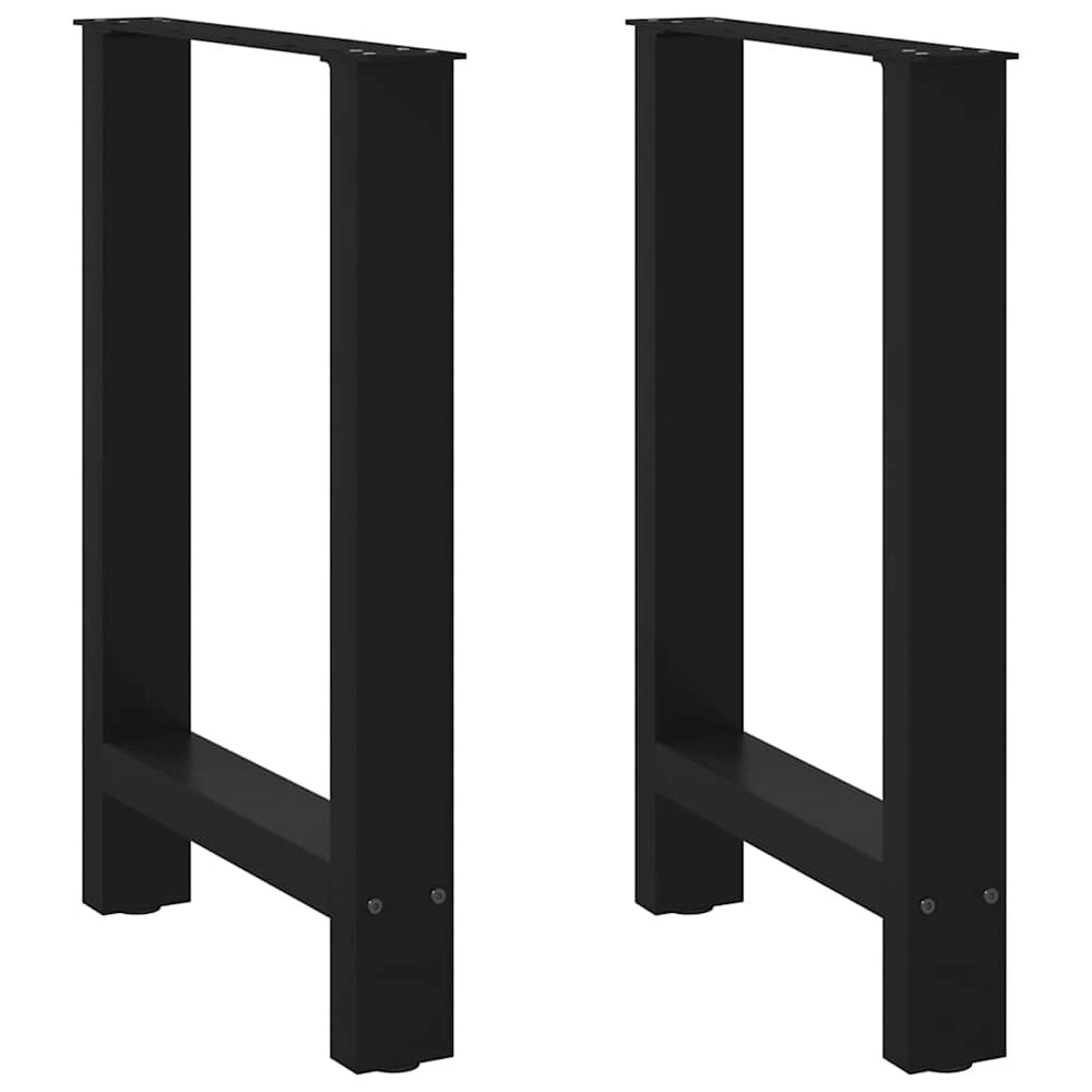 Esstischbeine Schwarz 60x72 cm, 2er Set