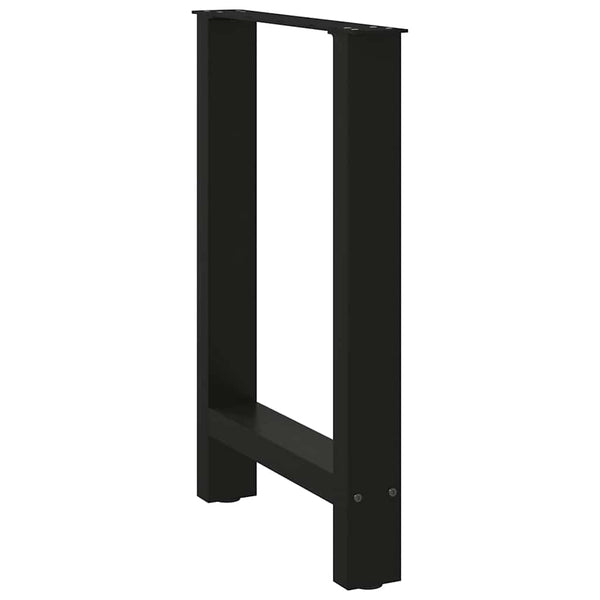 Esstischbeine Schwarz 60x72 cm, 2er Set