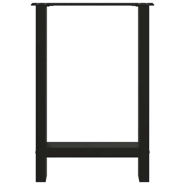 Esstischbeine Schwarz 60x72 cm, 2er Set