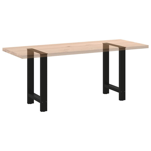 Esstischbeine Schwarz 60x72 cm, 2er Set