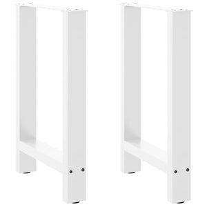 Weiße Esstischbeine, 60cm, 2er-Set