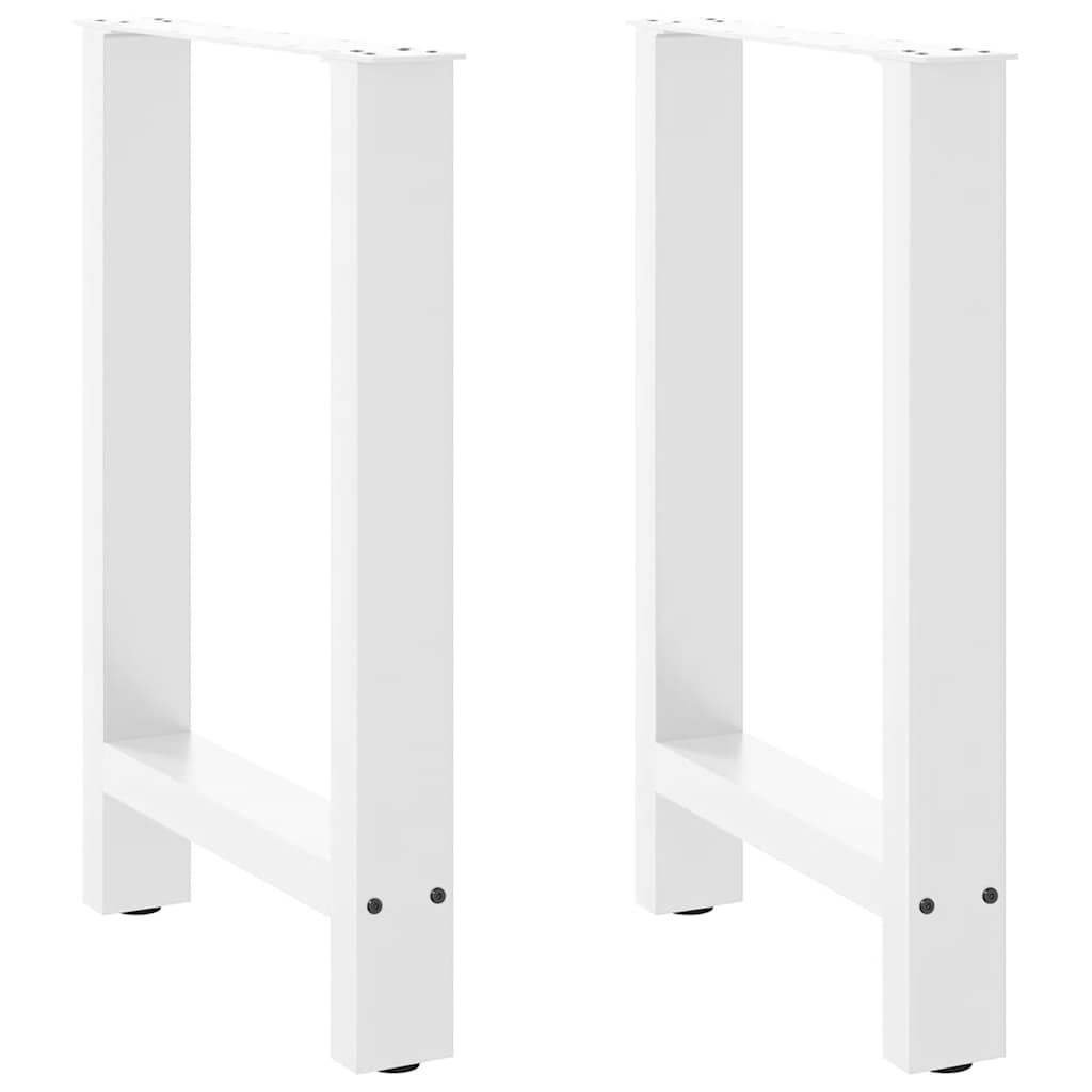 Weiße Esstischbeine, 60cm, 2er-Set