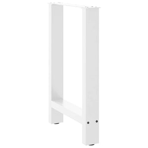 Weiße Esstischbeine, 60cm, 2er-Set