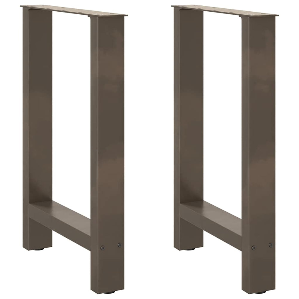 Esstischbeine aus Stahl, 60 cm, 2er-Set
