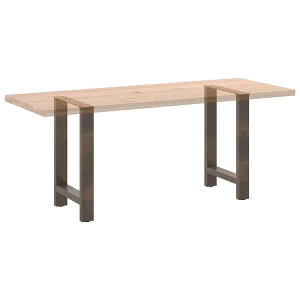 Esstischbeine aus Stahl, 60 cm, 2er-Set