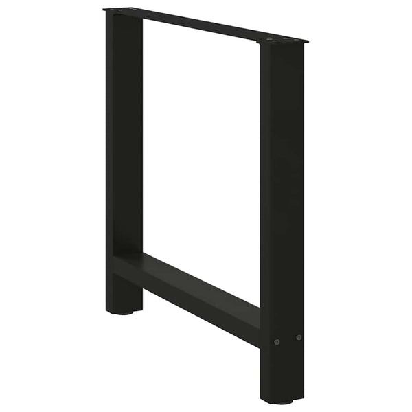 Schwarze Esstischbeine, 70x72 cm, 2er Set