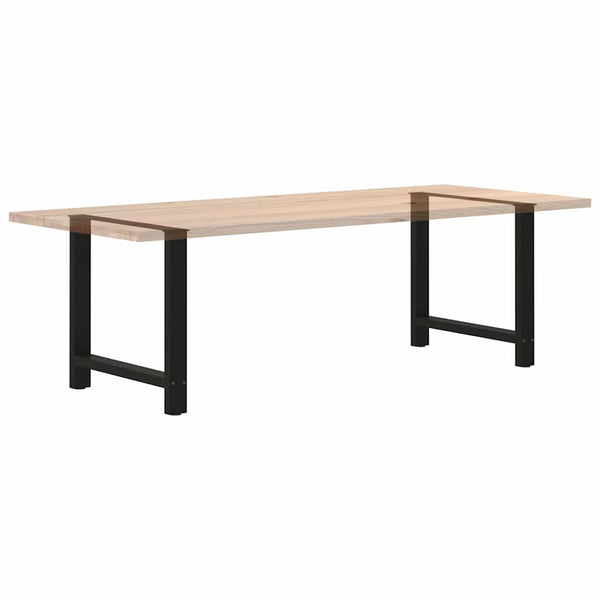 Schwarze Esstischbeine, 70x72 cm, 2er Set