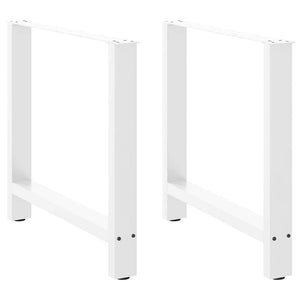 Esstischbeine Weiß, 70x72 cm, 2er Set