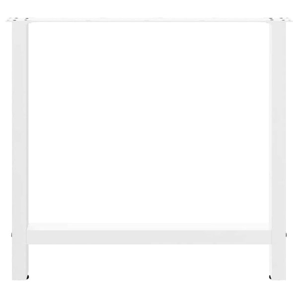 Esstischbeine Weiß, 70x72 cm, 2er Set