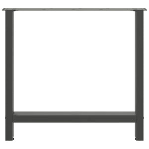 Esstischbeine Anthrazit 70x72 cm, 2er Set