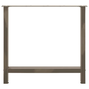 Esstischbeine aus Stahl, 70 cm, 2er-Set