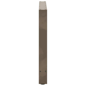 Esstischbeine aus Stahl, 70 cm, 2er-Set
