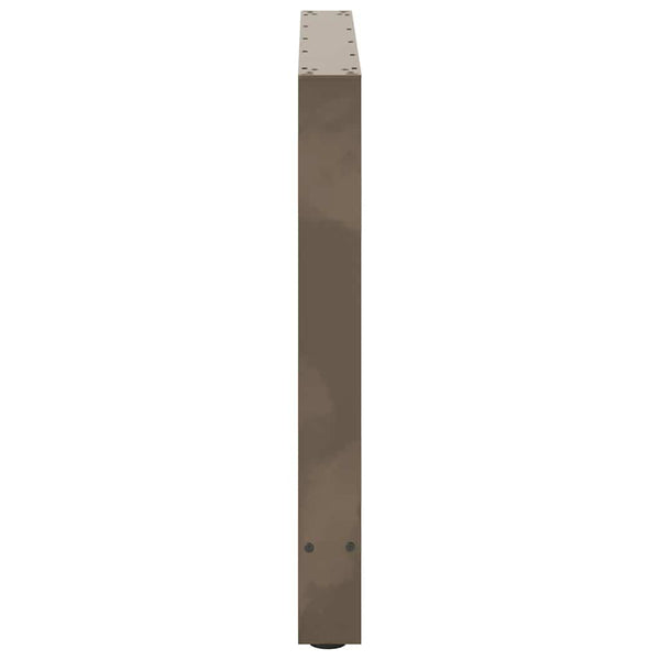 Esstischbeine aus Stahl, 70 cm, 2er-Set